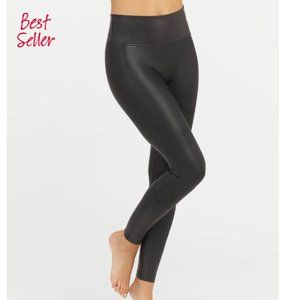 Spanx Faux Leather Leggings Size M